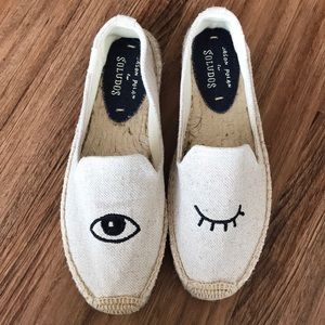Soludos Espadrille slip ons.